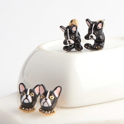 Qingdao Ornament Enamel Glaze Black Bracelet Bracelet Necklace Necklace Ring Suit Pendant