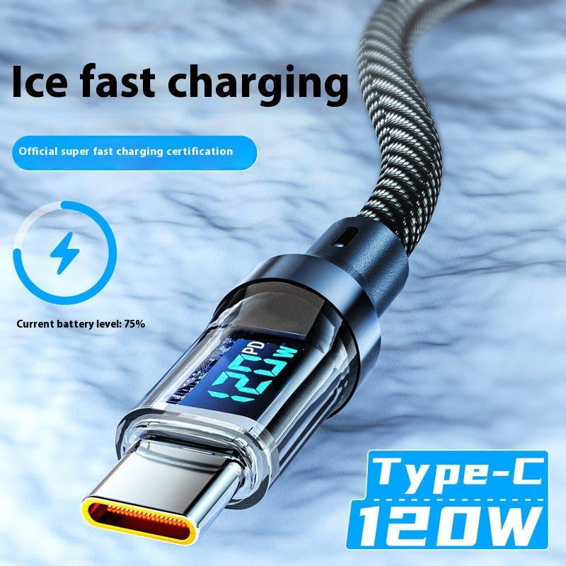 Typec Fully Compatible With Digital Display Super Fast Charge Data Cable