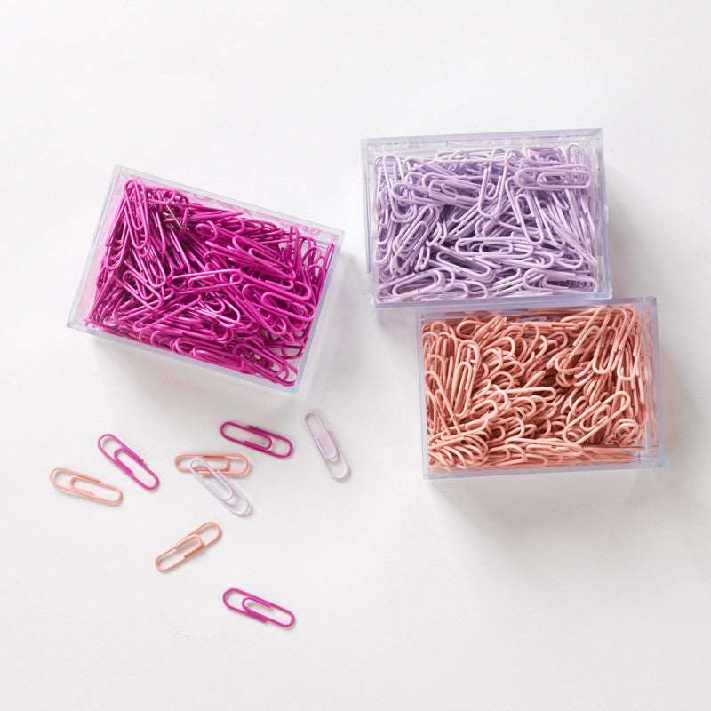 Office Supplies Coloured Paper Clips