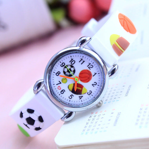 Electronic Quartz Watch Cute Football Cartoon