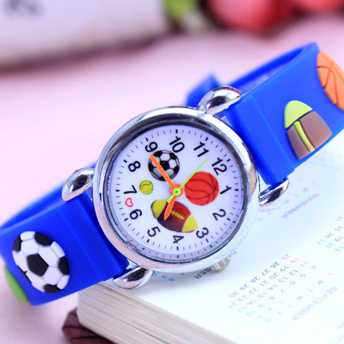 Electronic Quartz Watch Cute Football Cartoon