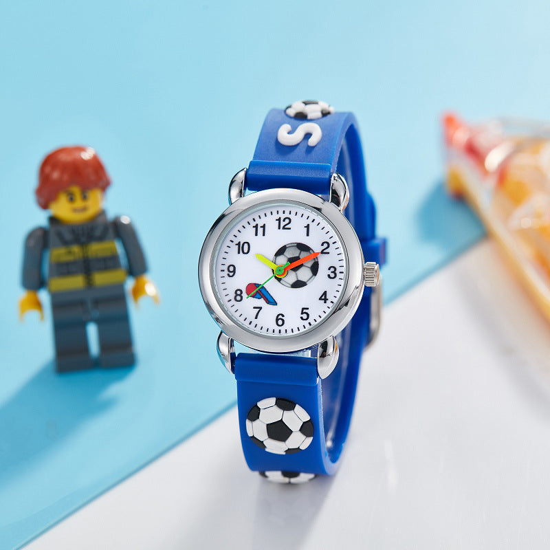 Electronic Quartz Watch Cute Football Cartoon