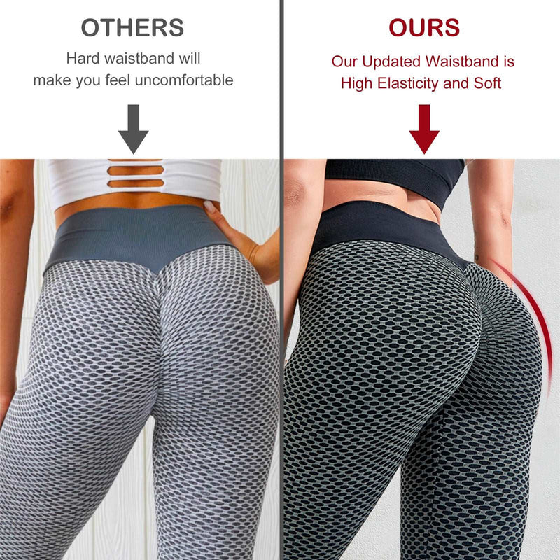 Tik Tok Leggings Women Butt Lifting Workout Tights Plus Size Sports High Waist Yoga Pants Small