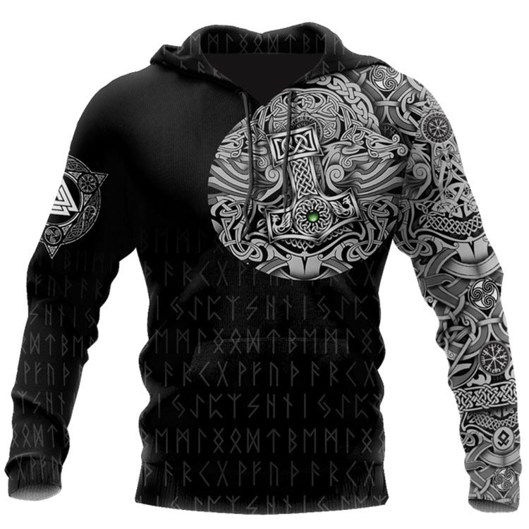 Sweater Animal 3d Printing Sports Leisure Pullover Zipper Sweater Hoodie