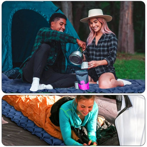 Outdoor Self-Inflating Inflatable Camping Mattress Hiking Camping Mat Air Bed