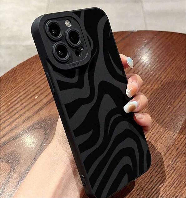 Black Striped Pupil Phone Case