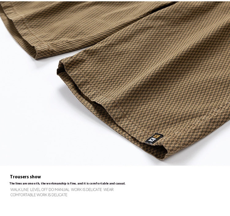 Short Cargo ample rayé rétro pour hommes, nouveau Design d'été assorti avec tout