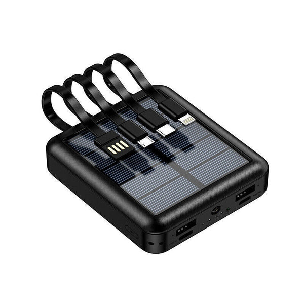 Tragbares 5000mAh Solar Power Bank USB-Pack Akkuladegerät für Outdoor-Camping