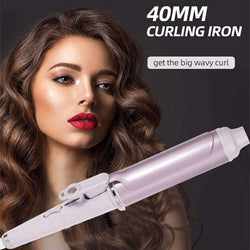 40mm Curling Wand Curling Tongs Big Barrel Curling Iron Professional Hair Curler