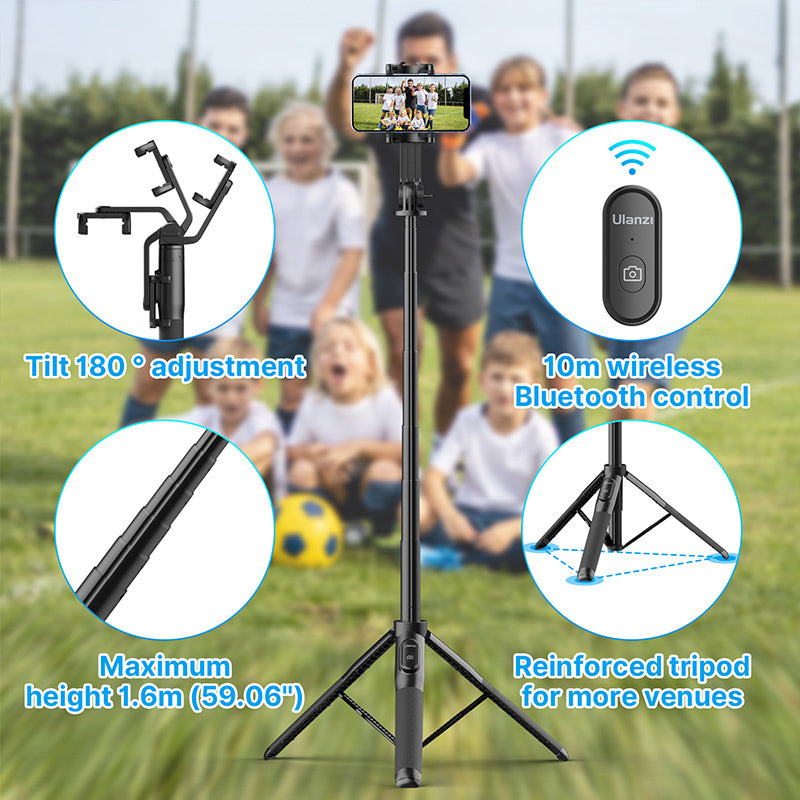 SK 03 Smartphone Selfie Stick 10M Wireless Bluetooth Control 1.5m Vertical Tripod For Camera