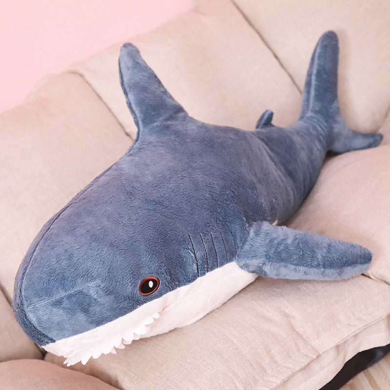 Shark plush pillow