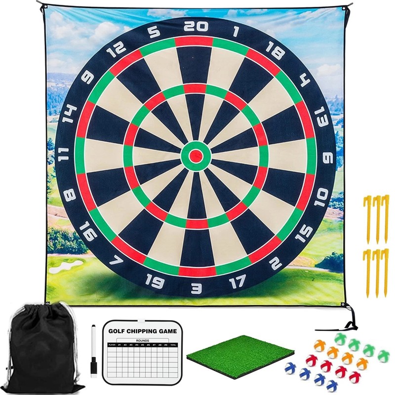 Golf Chip & Stick Darts Game Mat