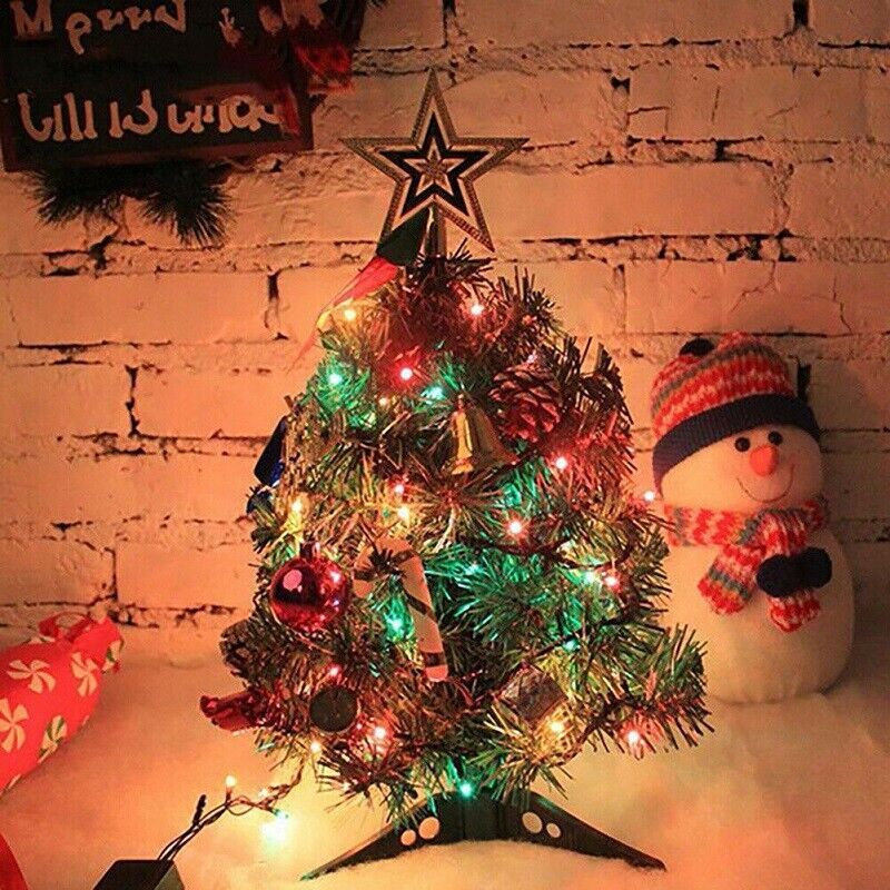 Tabletop Artificial Small Mini Christmas TreeLED Lights Ornament