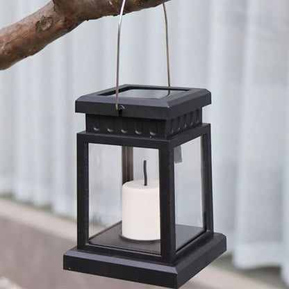 3pcs Solar Powered LED Lantern Lights Waterproof Lamp Hanging Outdoor Garden Lawn