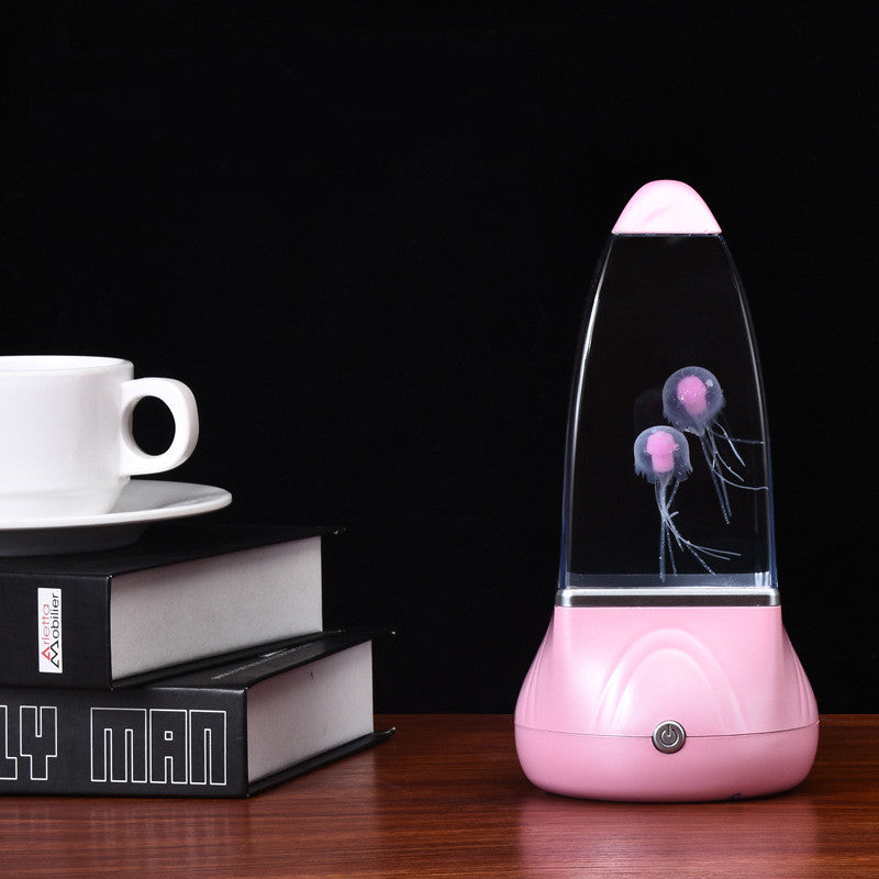 Simulation LED colorée nouvelle petite lampe méduse