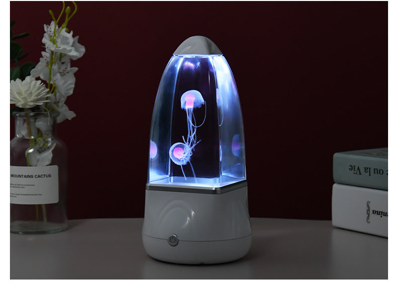 Simulation LED colorée nouvelle petite lampe méduse