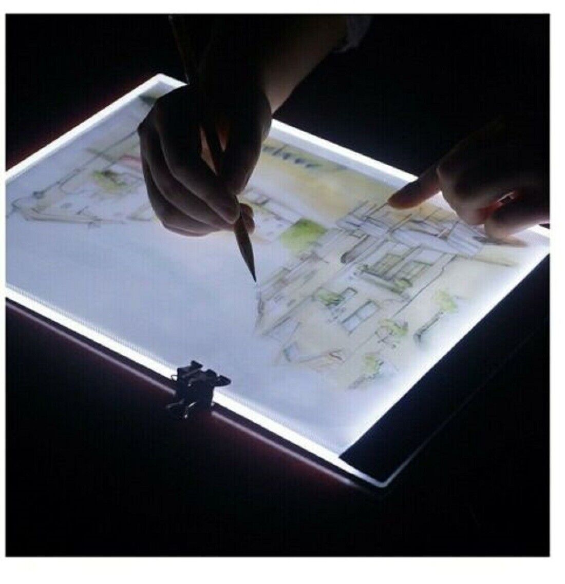 A4 LED Light Tracing Drawing Board Box Stencil Tattoo Copy Table Artist Craft