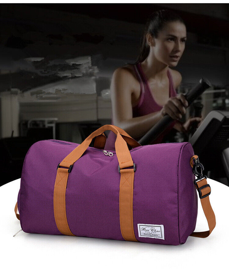 Herren &amp; Damen Sport Reisetasche Lager Canvas Freizeit Arbeit Gym Reisetasche Taschen