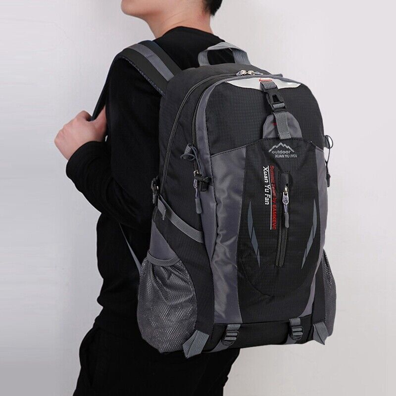 40L Large Waterproof Backpack Bag Camping Walking Hiking Outdoor Travel Rucksack