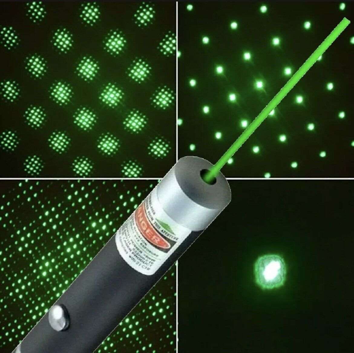 Green Laser Pen Strong Visible Powerful Military Light Beam Laser With Battery