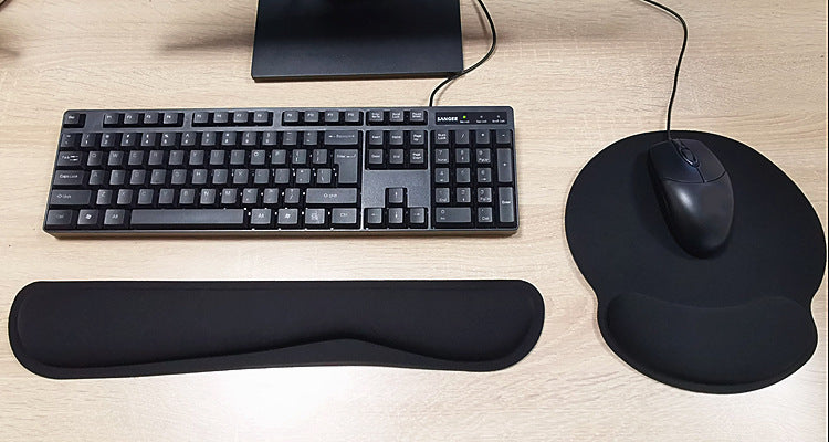 Memory Foam Kabellose Tastatur Handballenauflage Mauspad Büro