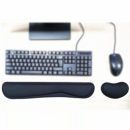 Memory Foam Wireless Keyboard Wrist Rest Mouse Pad Office