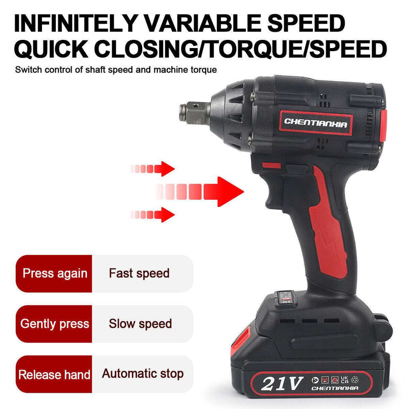 Cordless Electric Impact Wrench Drill Gun Ratchet Driver