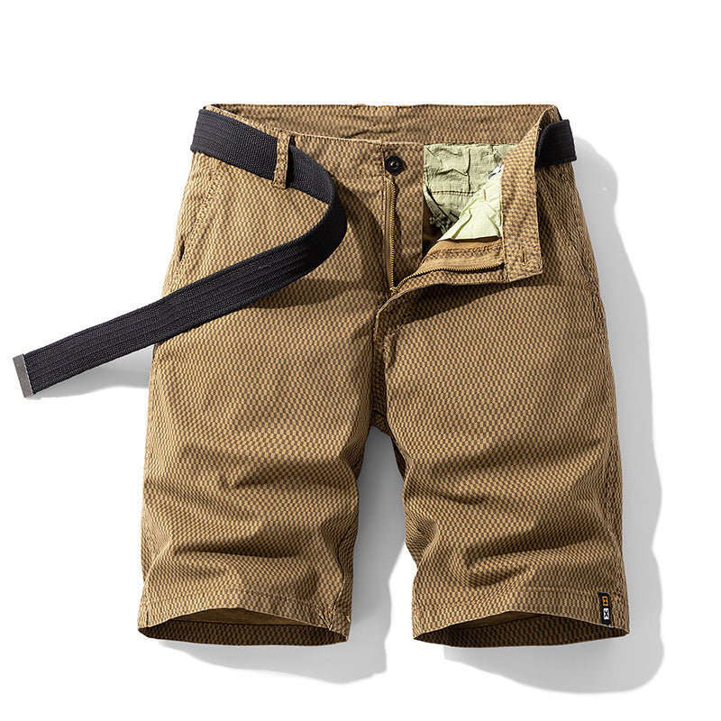 Sommer Herren Neues Design Gestreifte Retro All-Match Loose Cargo Shorts