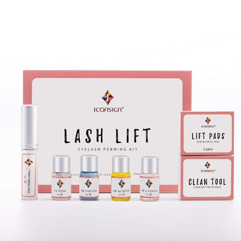 ICONSIGN Lash Lift Kit Wimpernlifting Wimperndauerwelle Kit Wimpernzange Wimpernverstärker Augen Make-Up-Tools