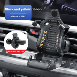 Racing Seat Shape Car Phone Holder Auto Air Vent Mobile Phone Clip