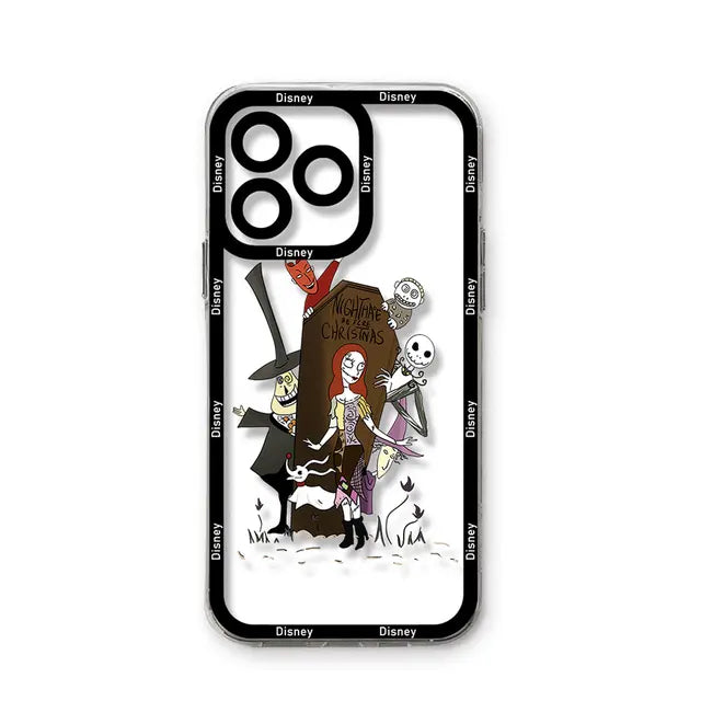 Nightmare Before Christmas Clear Case for Samsung A73 A72 A71 A55 A52 A51 A50 A35 A33 A32 A31 A30 A24 A23 A22 A13 A12 5G Cover