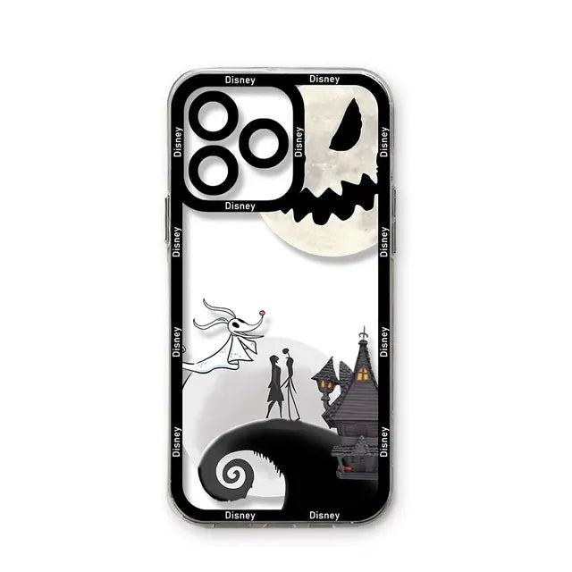 Nightmare Before Christmas Clear Case for Samsung A73 A72 A71 A55 A52 A51 A50 A35 A33 A32 A31 A30 A24 A23 A22 A13 A12 5G Cover