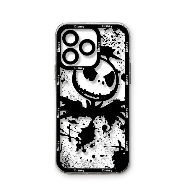 Nightmare Before Christmas Clear Case for Samsung A73 A72 A71 A55 A52 A51 A50 A35 A33 A32 A31 A30 A24 A23 A22 A13 A12 5G Cover