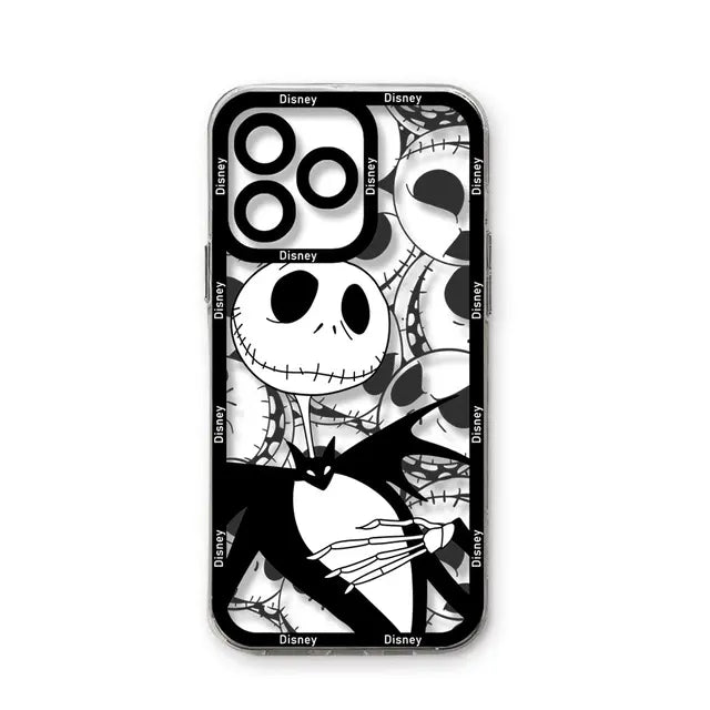 Nightmare Before Christmas Clear Case for Samsung A73 A72 A71 A55 A52 A51 A50 A35 A33 A32 A31 A30 A24 A23 A22 A13 A12 5G Cover