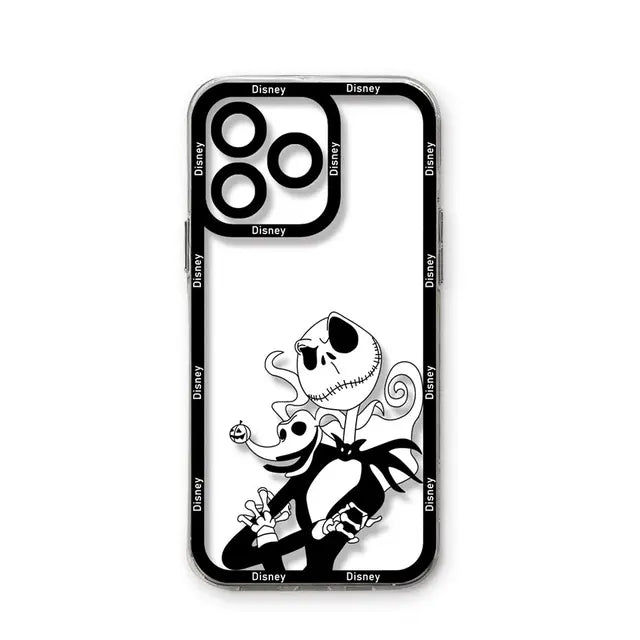 Nightmare Before Christmas Clear Case for Samsung A73 A72 A71 A55 A52 A51 A50 A35 A33 A32 A31 A30 A24 A23 A22 A13 A12 5G Cover