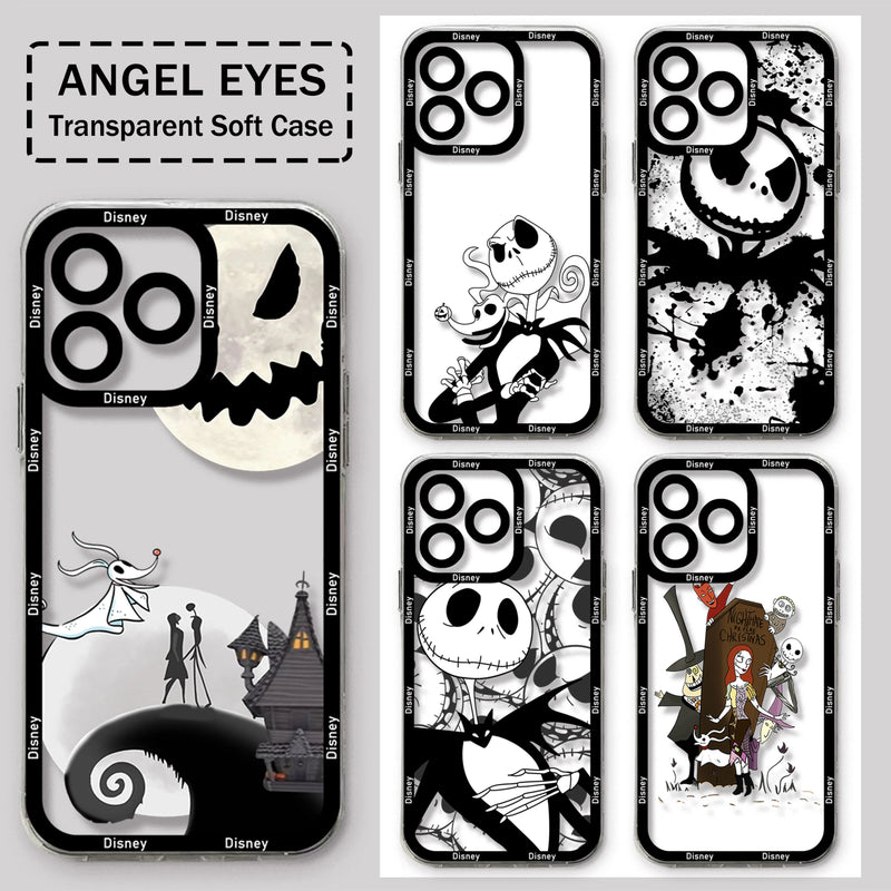 Nightmare Before Christmas Clear Case for Samsung A73 A72 A71 A55 A52 A51 A50 A35 A33 A32 A31 A30 A24 A23 A22 A13 A12 5G Cover