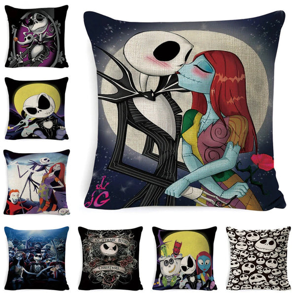 Nightmare before Christmas Cushion cover GHOST pillowcase Jack horror throwing pillow for sofa decoration pillowcase