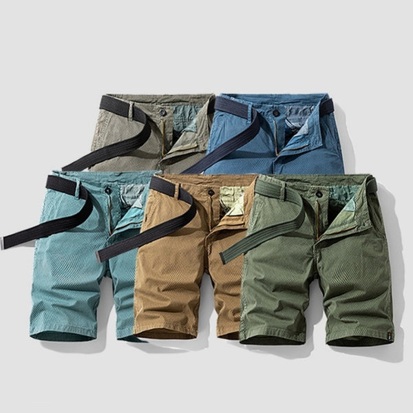 Short Cargo ample rayé rétro pour hommes, nouveau Design d'été assorti avec tout