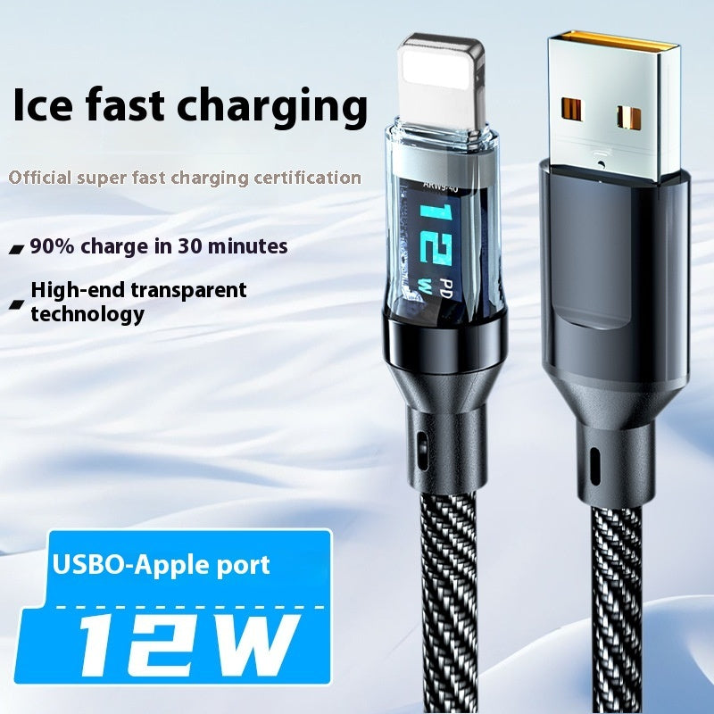 Typec Fully Compatible With Digital Display Super Fast Charge Data Cable