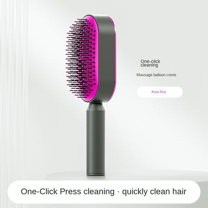 Women Fashion 3D Hair Growth Comb Hairbrush Self-Cleaning Hair Brush