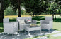 4 Piece Rattan Garden Furniture Set