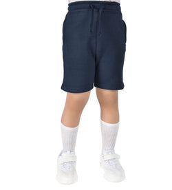 BOYS EMBROIDERED SHORT NAVY 9-10