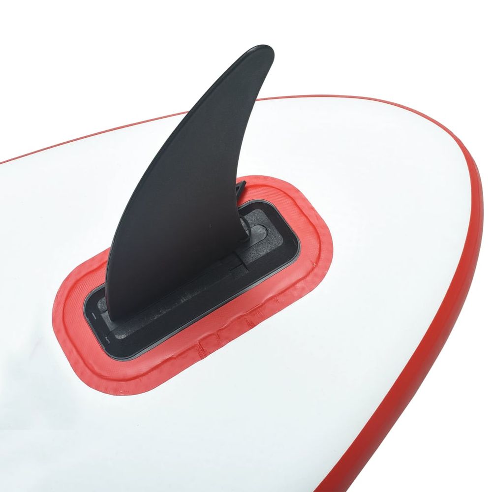 Center Fin for Stand Up Paddle Board 18.3x21.2 cm Plastic Black