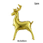 Christmas Standing Elk 4D Foil Balloon Kids Birthday Party Decoration Sleigh Deer Animal Inflatable Ball New Year Christma Decor