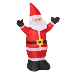 4ft Inflatable Christmas Santa Claus Xmas Deco 1 LED Air Blown Yard Outdoor