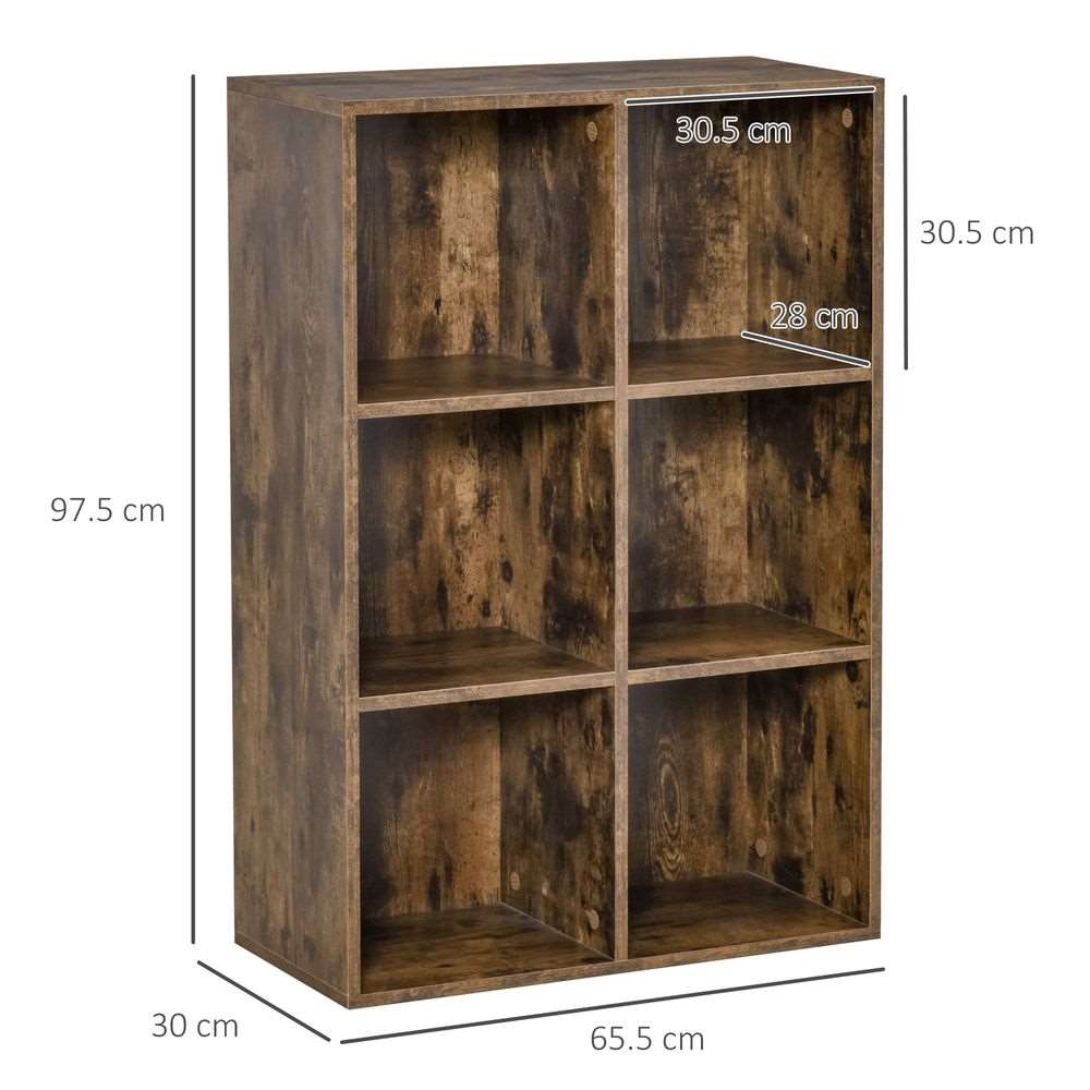 Cubic Cabinet Bookcase Storage Shelves Display for Study, Home, Office