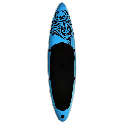 vidaXL Aufblasbares Stand Up Paddleboard-Set 305x76x15 cm Blau